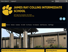 Tablet Screenshot of collins.scottsboroschools.net