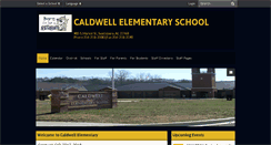 Desktop Screenshot of caldwell.scottsboroschools.net